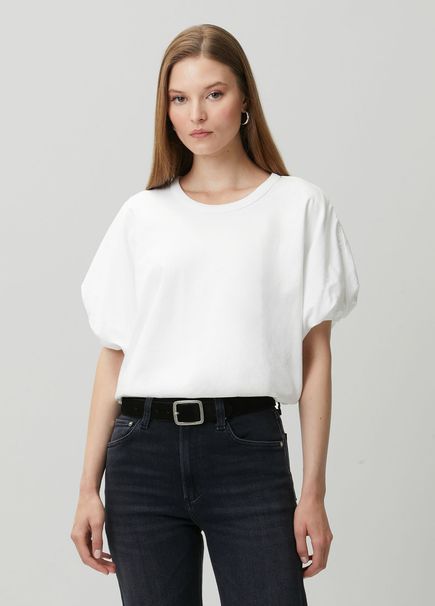Gia Bubble White T-Shirt
