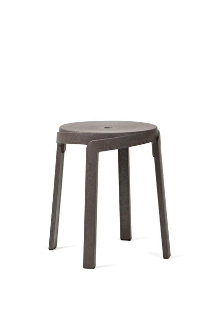 Stack Brown Mini Garden Stool