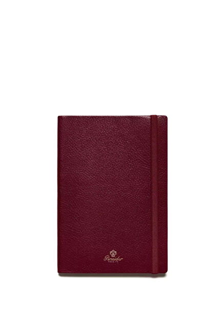 Bordo Çizgili Defter