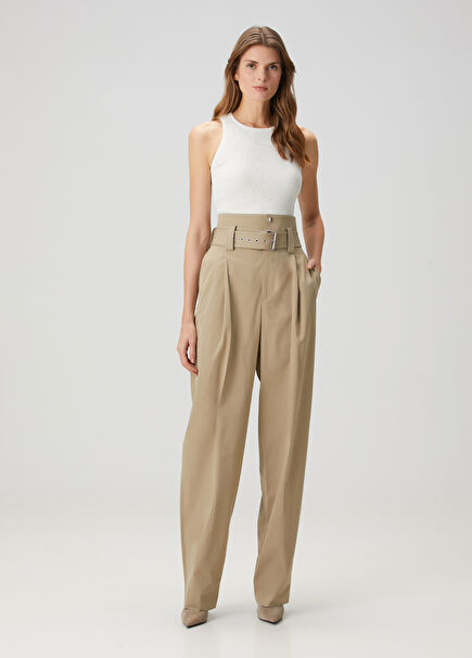 Beige Pants