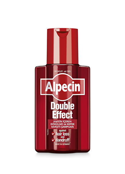 Double Effect Caffeinated Anti-Shedding & Dandruff Shampoo