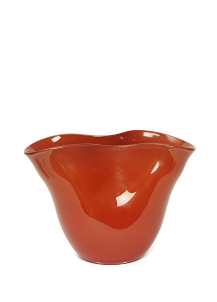 Botanique Mini Orange Tan Glass Object