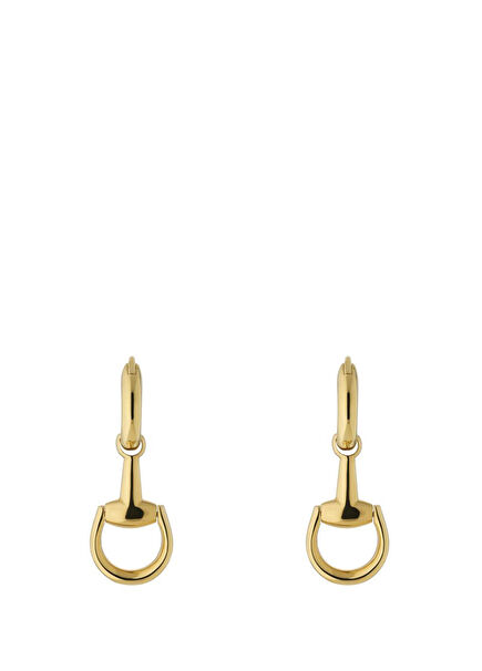 Horsebit Women's Gold Earrings