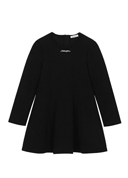 Siyah Kız Çocuk Elbise