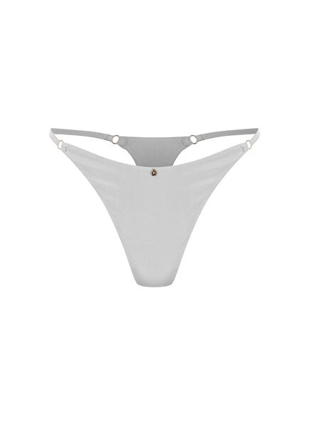 Buz Mavisi İpek Üçgen Kadın Tanga