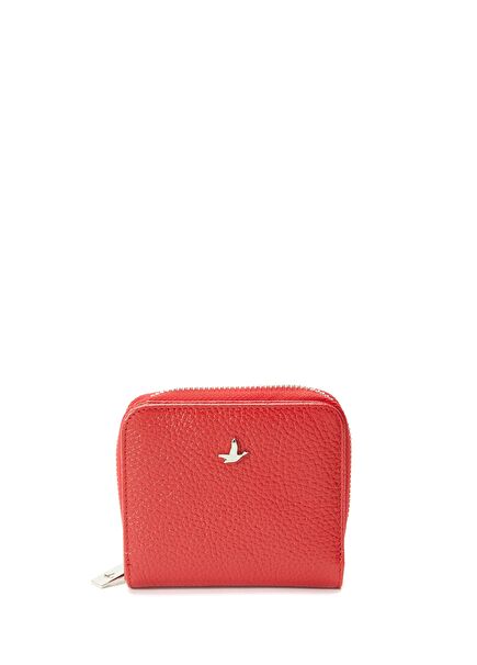 Red Women's Leather Wallet