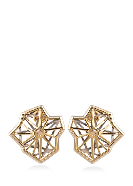Facet Women's Gold Earrings