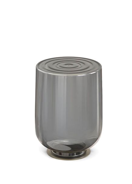H2O Smoke Glass Side Table