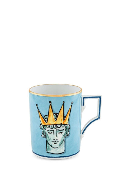 Il Viaggio Di Nettuno Sea Blue Porcelain Mug
