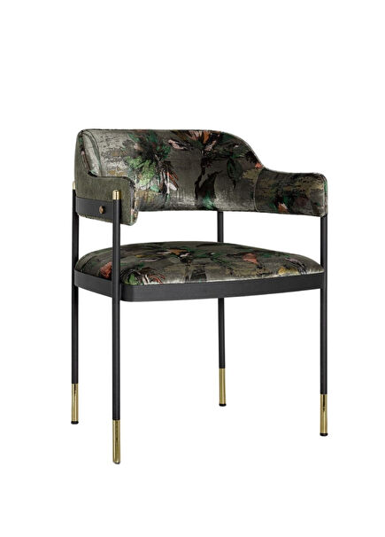 Chichi Blossom Green Chair