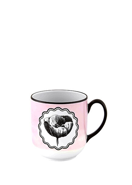 Herbariae by Christian Lacroix Pink Porcelain Mug
