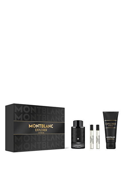 Explorer Extreme Perfume 100 ml + Explorer Extreme Perfume 2 x 7.5 ml + Shower Gel 100 ml Men's Perfume Set