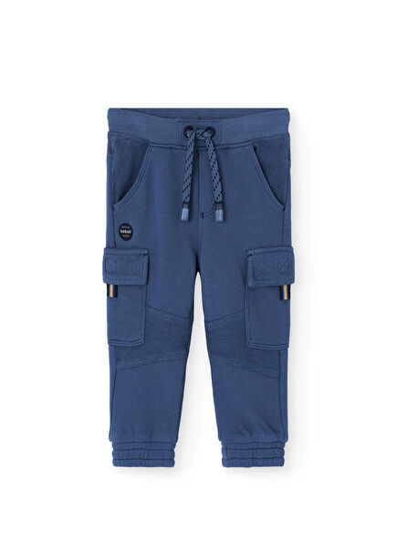 Grey Cargo Pocket Boy's Sweatpants