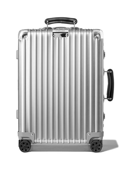 Classic Silver Cabin Size Suitcase