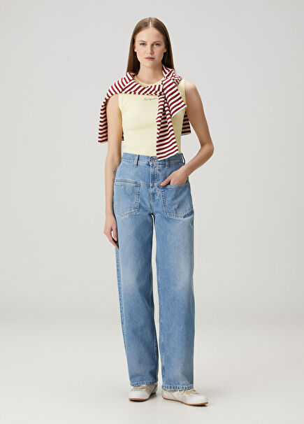 Inverted Mavi Jean Pantolon