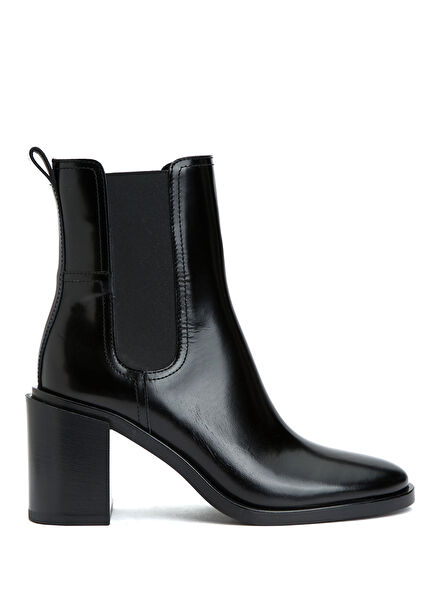 Siyah Kadın Deri Bot
