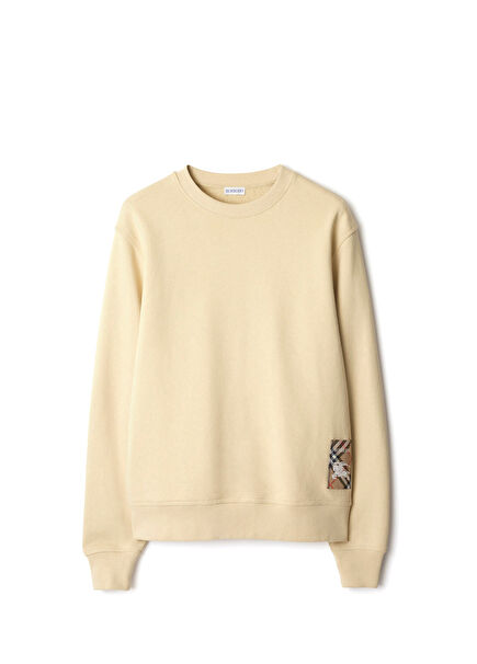 For Label Cotton Cream Men's Sweatshirt