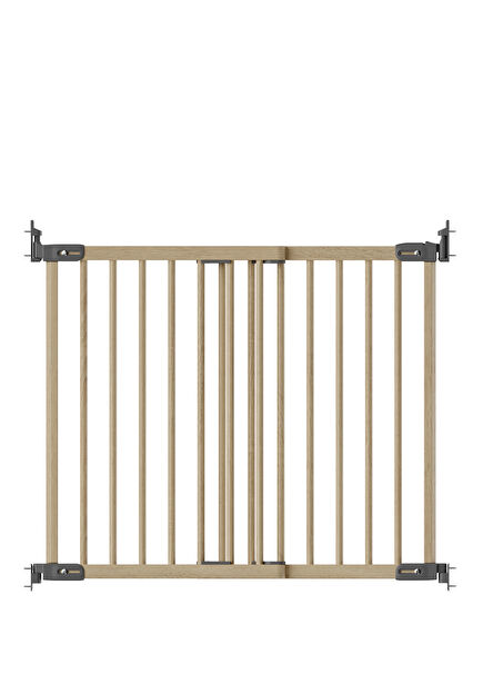 Elin Deluxe Naturel Ahşap Bebek ve Çocuk Güvenlik Kapısı 