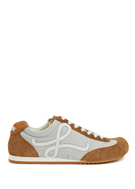 Ballet Runner 2.0 Gri Bej Erkek Deri Sneaker