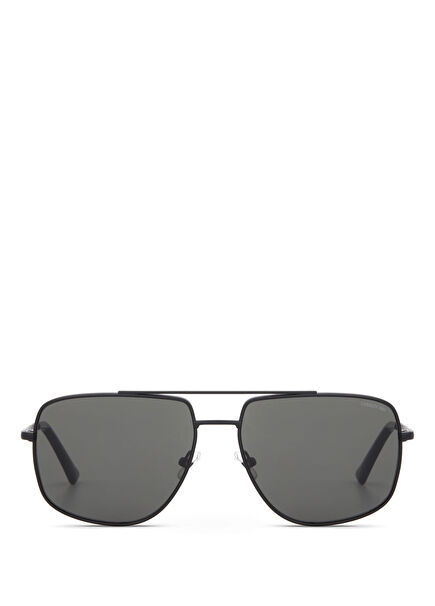 CR 80067 C4 Mat Siyah Metal Erkek Güneş Gözlüğü