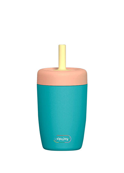 StrawBuddy Aqua Steel Kids Tumbler 360 ml