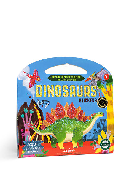 Dinosaurs Shiny Sticker Kitabı