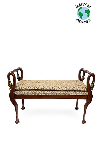 Baker Furniture Kahverengi Kuğulu Bank