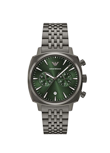 AR11689 Füme Çelik Erkek Kol Saati