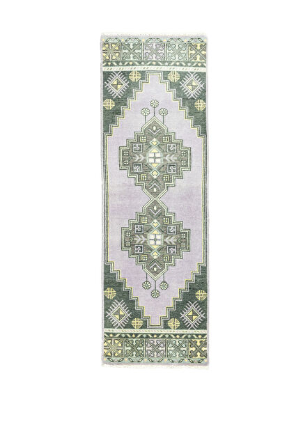 Erdebil Geometrik Desenli Yün Yolluk 73x234 cm