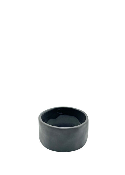 Ceramic Anthracite Napkin Ring
