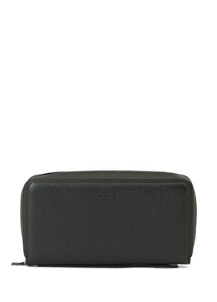 Siyah Erkek Deri Clutch