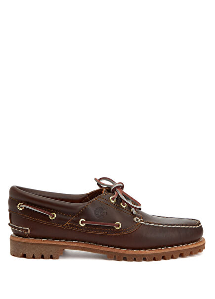 Noreen 3-Eye Lug Brown Women's Leather Loafer