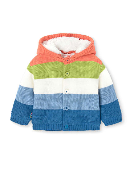 Kapüşonlu Unisex Bebek Hırka