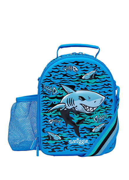 Curious Shark Patterned Sling Boys' Lunchbox