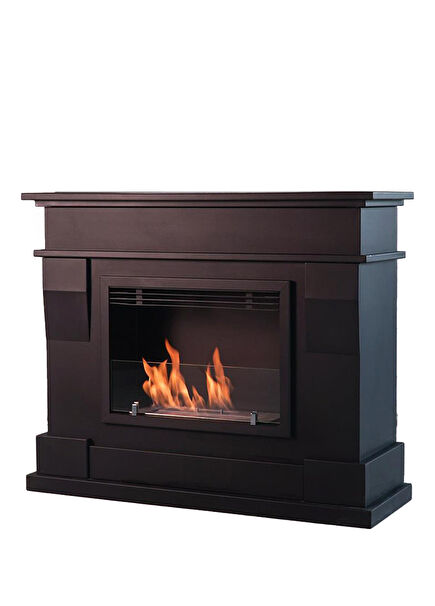 Legno Black Ventless Fireplace