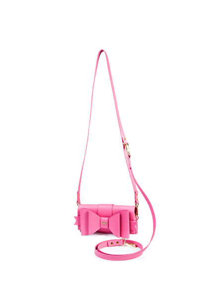 Love Keeper Handsfree Pembe Deri Köpek Gezdirme Kayışı