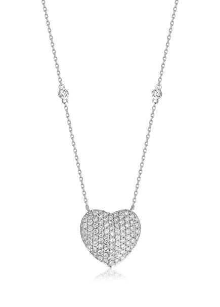 Pave Diamond Women's Gold Necklace