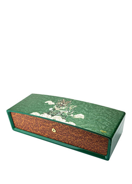 Special Edt. Cigar Cuba Yeşil 200s Humidor Puro Kutusu 