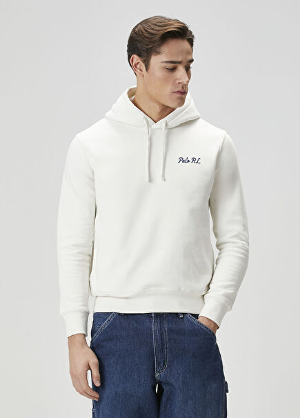 White Hooded Sweatshirt