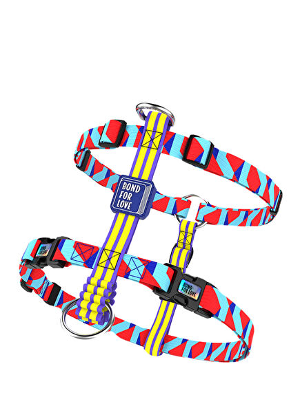 Ispet Mavi Zigzag Spider Köpek Tasması