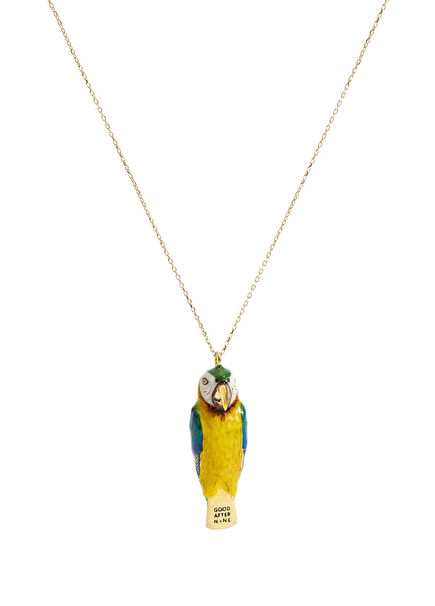 Parrot Shaped Women's Gold Necklace