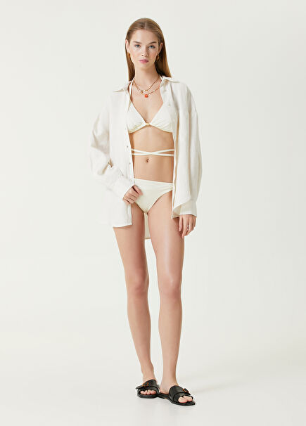 Cream Bikini Bottoms