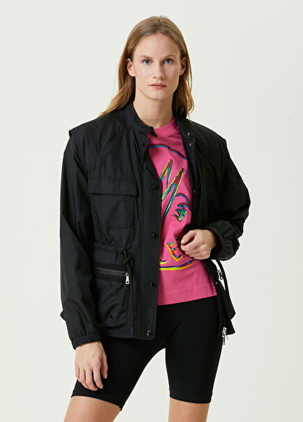 Siyah Kapüşonlu Parka