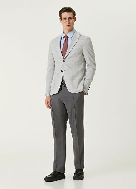Grey Wool Pants