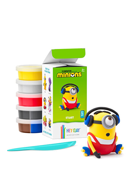Minions Stuart Air-Drying Clay Box of 5
