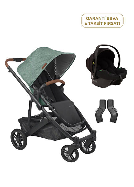 Cruz V2 Cosmo Gwen Black Travel System Baby Stroller