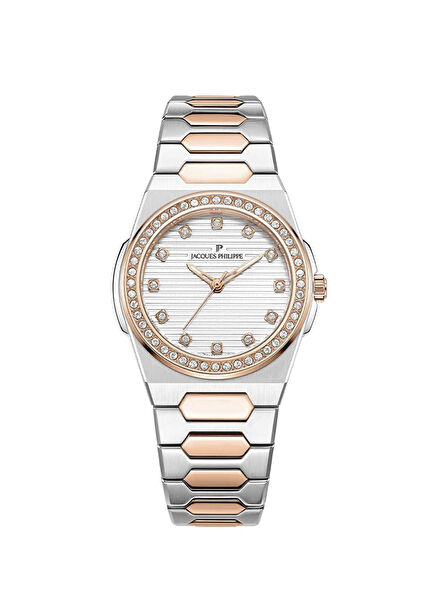 JPQLS727328RG Metalik Gri Rose Gold Çelik Kadın Kol Saati