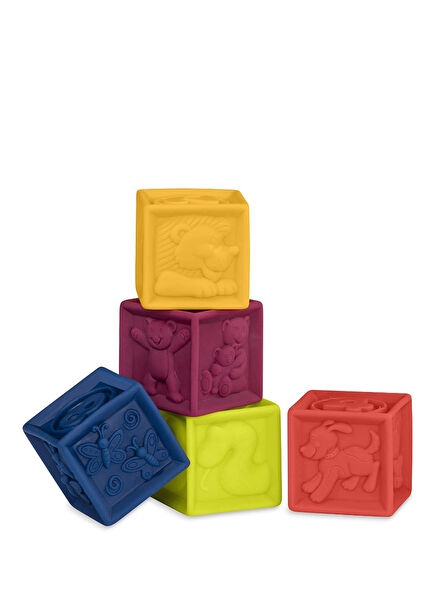 One Two Squeeze 10 Parça 6 Ay - 3 Yaş Yumuşak Küpler