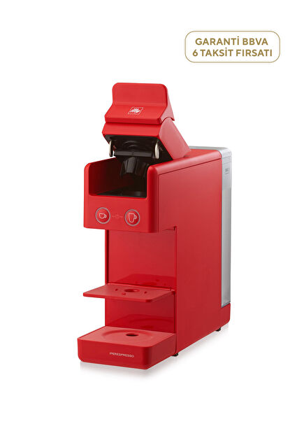 F. Francis Y3.3 Kırmızı Espresso ve Filtre Kahve Makinesi