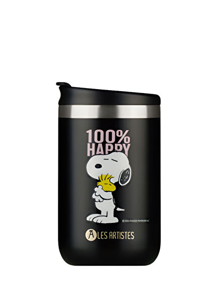 Happy Snoopy Isı Yalıtımlı Çelik Termos Mug 350 ml 